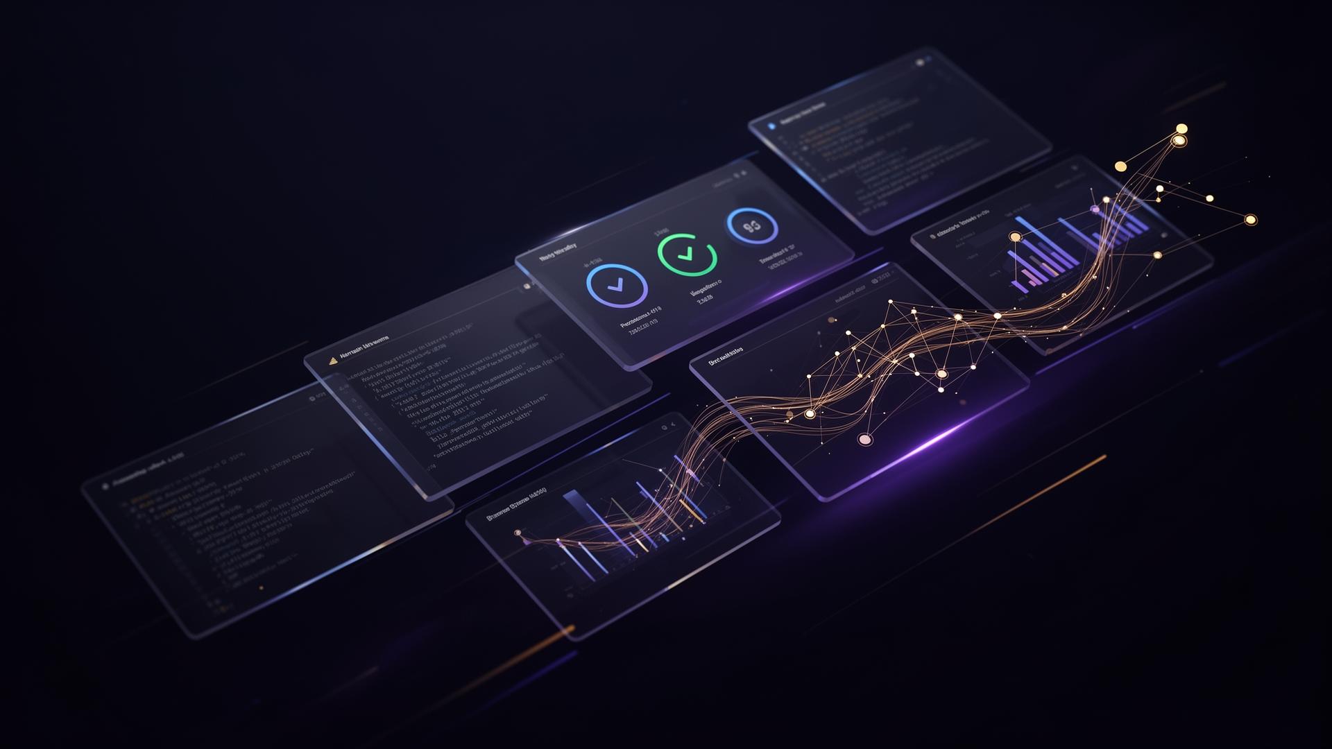 QA testing dashboard visualization